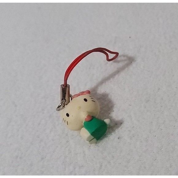 Hello kitty sanrio green phone strap charm - Picture 4 of 6